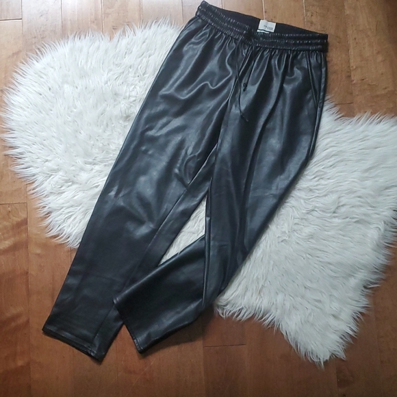 Wilfred Free Kadina Vegan Leather Pants, size M - Picture 4 of 7